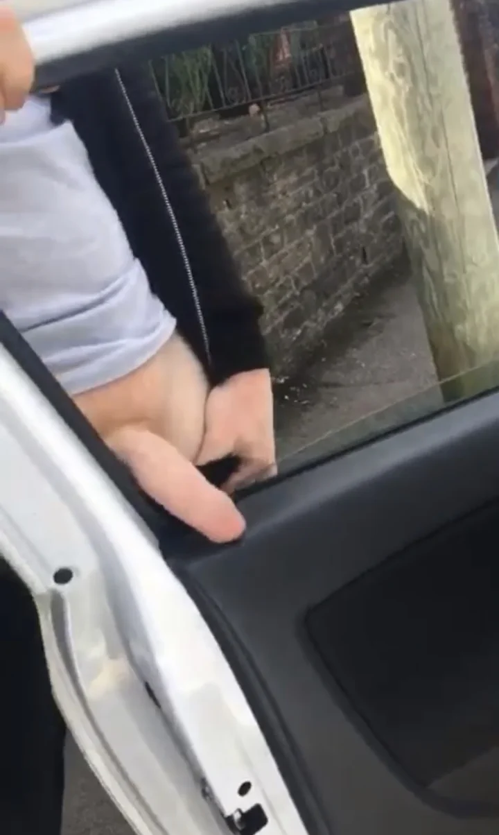 Favorite: Hung lad gets his willy caught in car… ThisVid.com