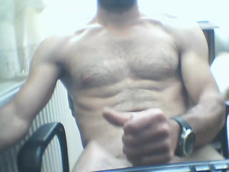 muscular turkish guy on cam - video 2
