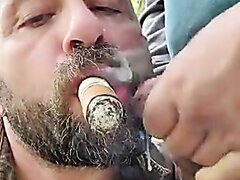 cigar smoke and cum