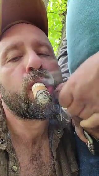 cigar smoke and cum
