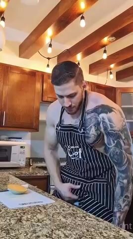 guy fucking a melon and licking cum