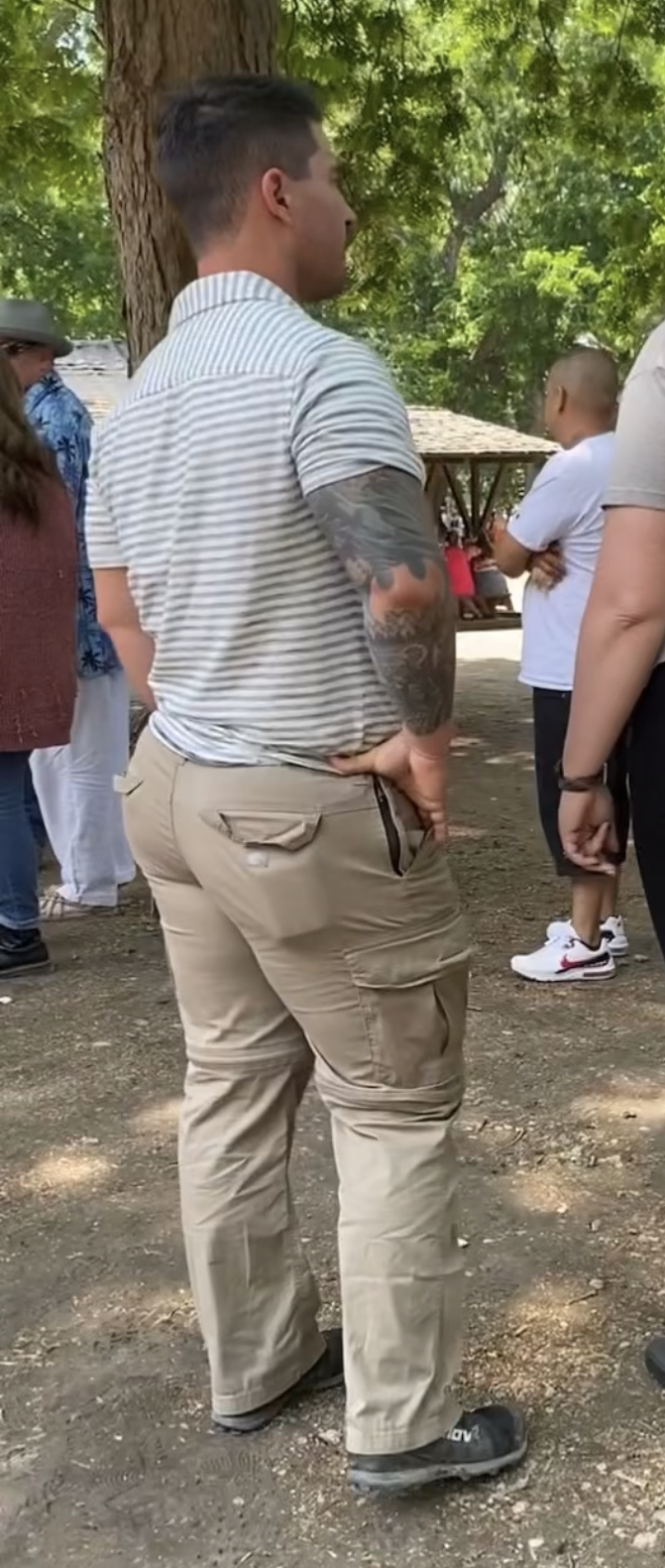 Tattooed Man Bubble Butt