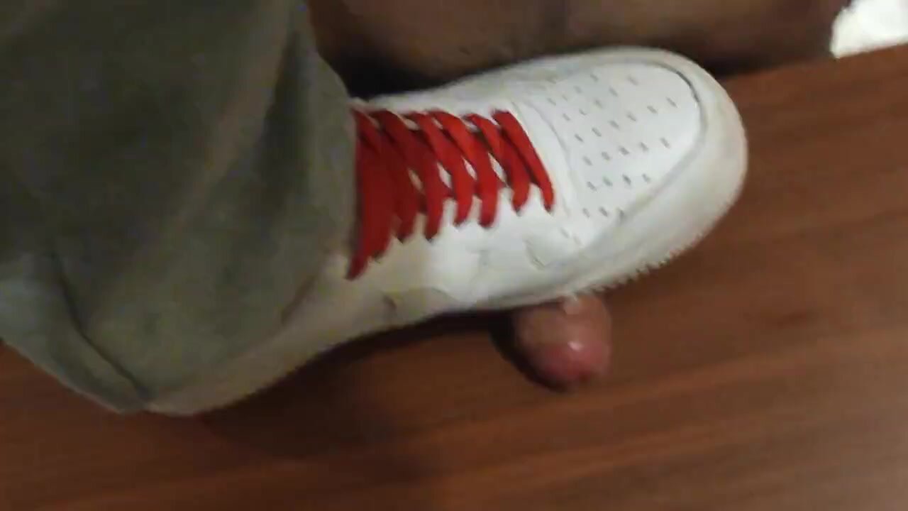 Male trampled under dress shoes/sneakers - video 9
