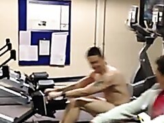 Naked at the gym - video 3