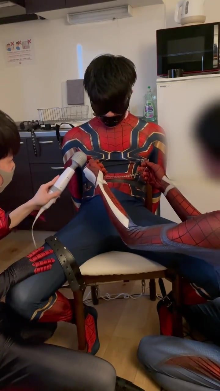 asian spiderman bounded