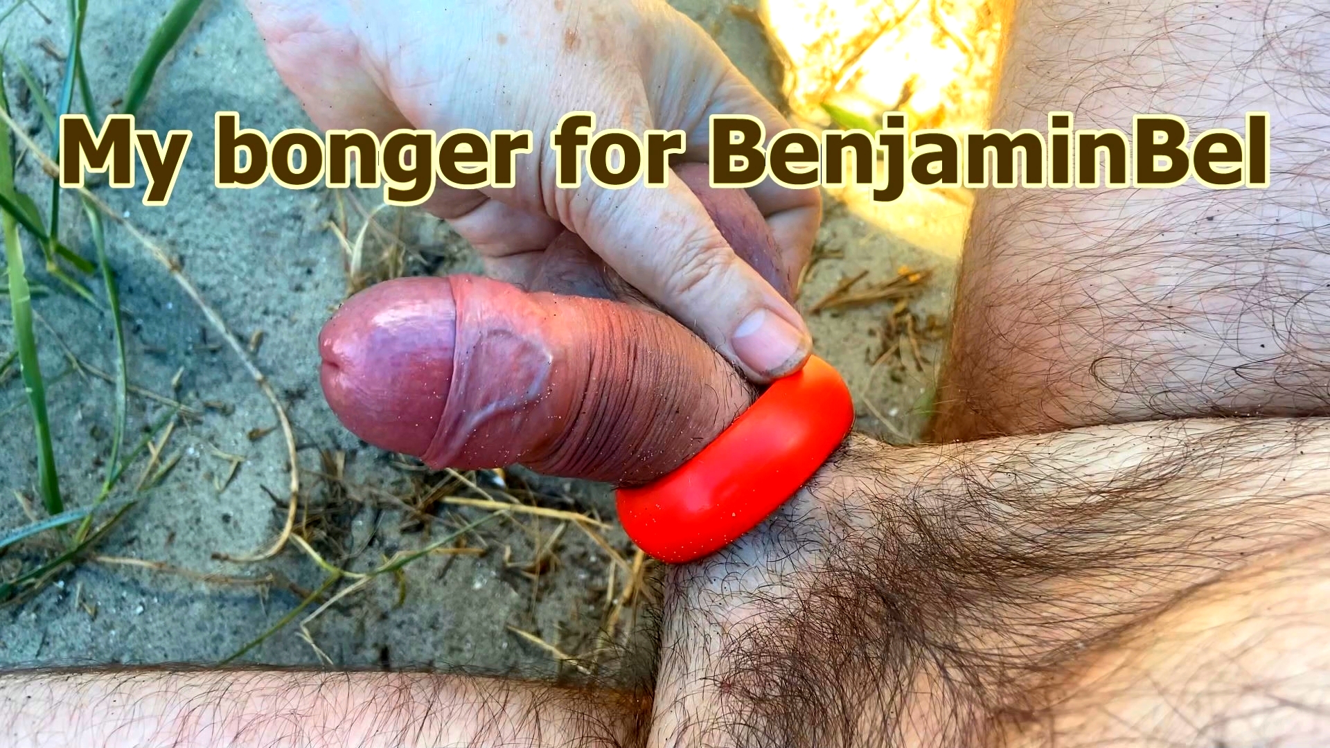 Testing BenjaminBel's genitals with my bonger