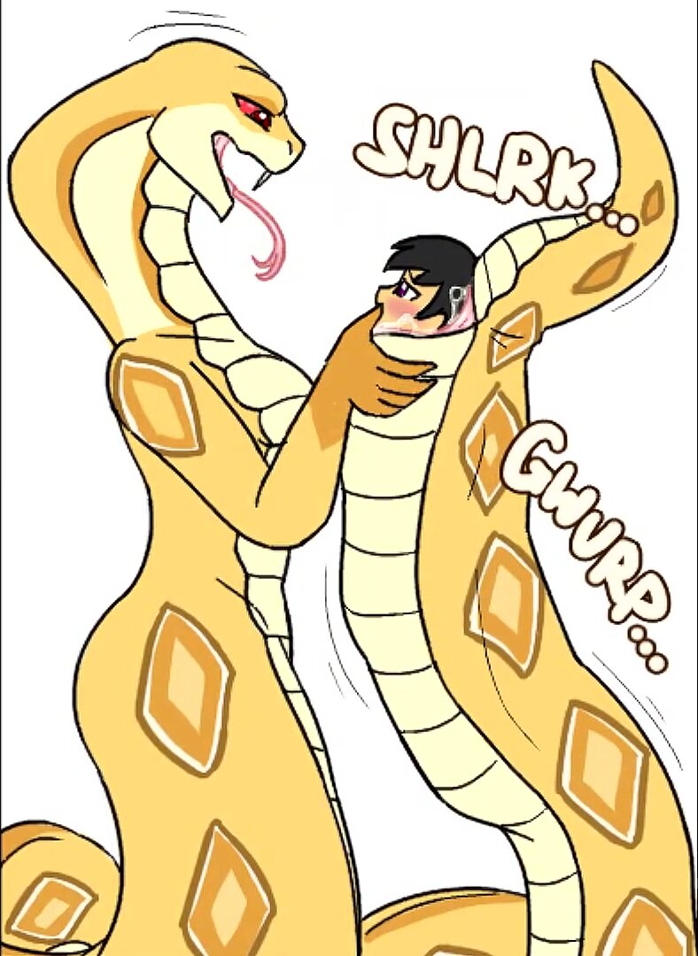 Snake anal vore