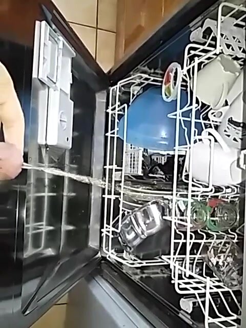 Piss in dishwasher