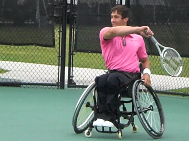 wheelchair tennis paralyzed