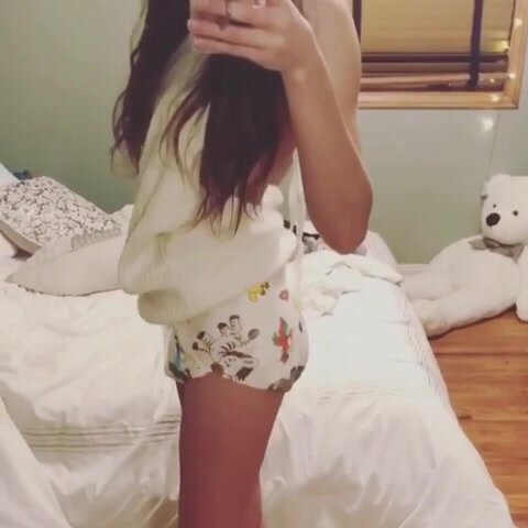 Diaper Girl Selfie Video