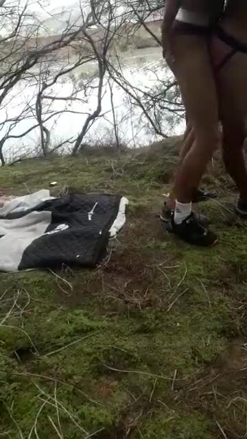 Arabe encule en plein air un céfren