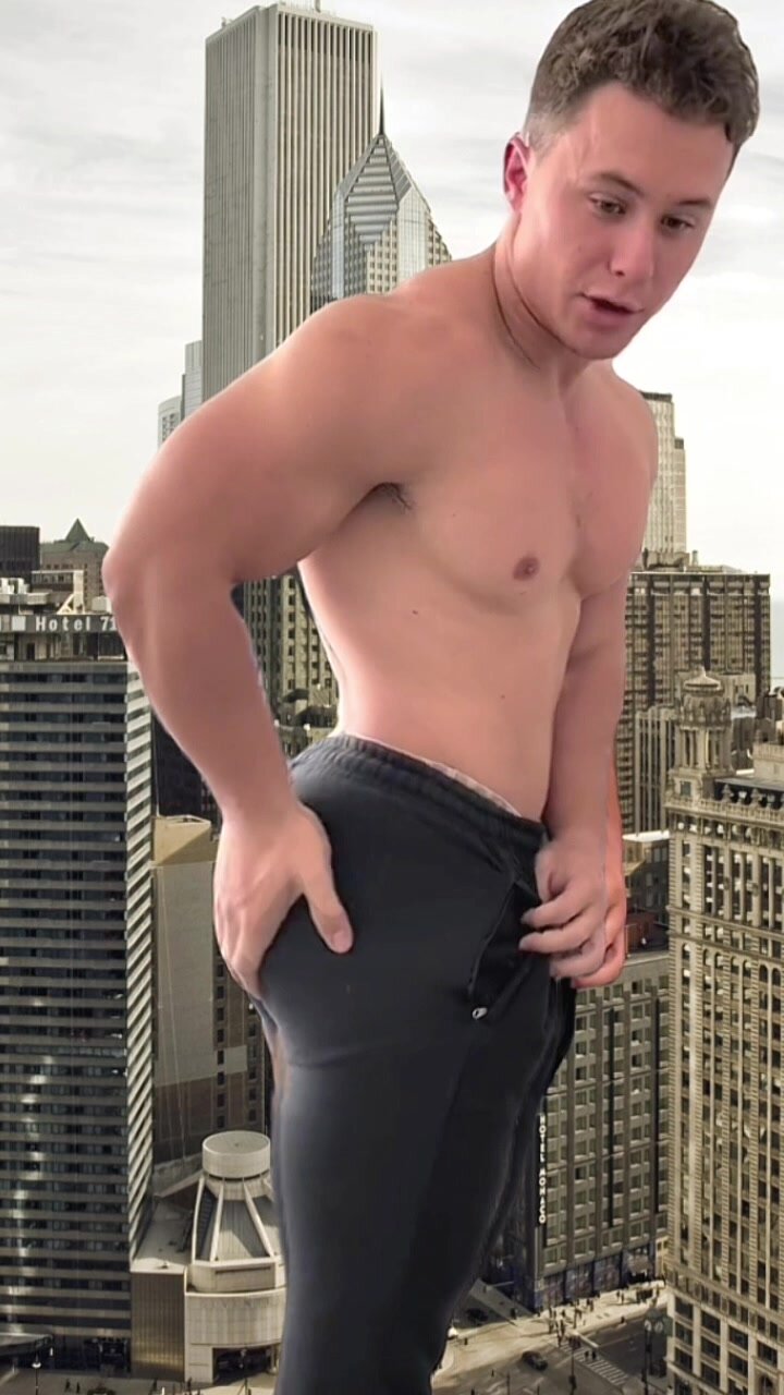 Giant hot guy with hot ass