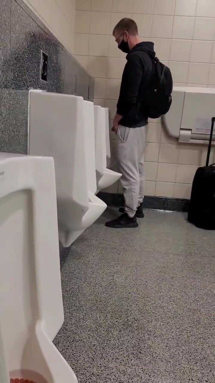 2 hung guys urinal spy