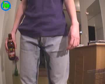 jeans pissing dare from Finland