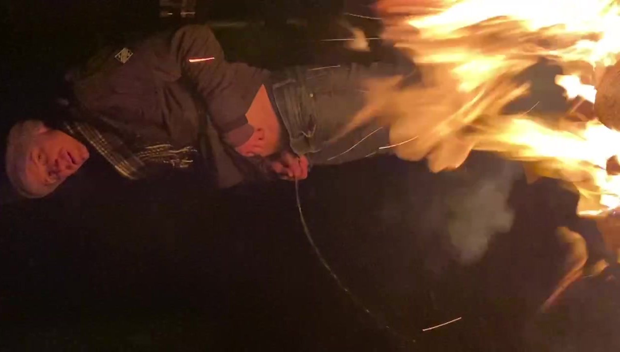 Pissing in the flame