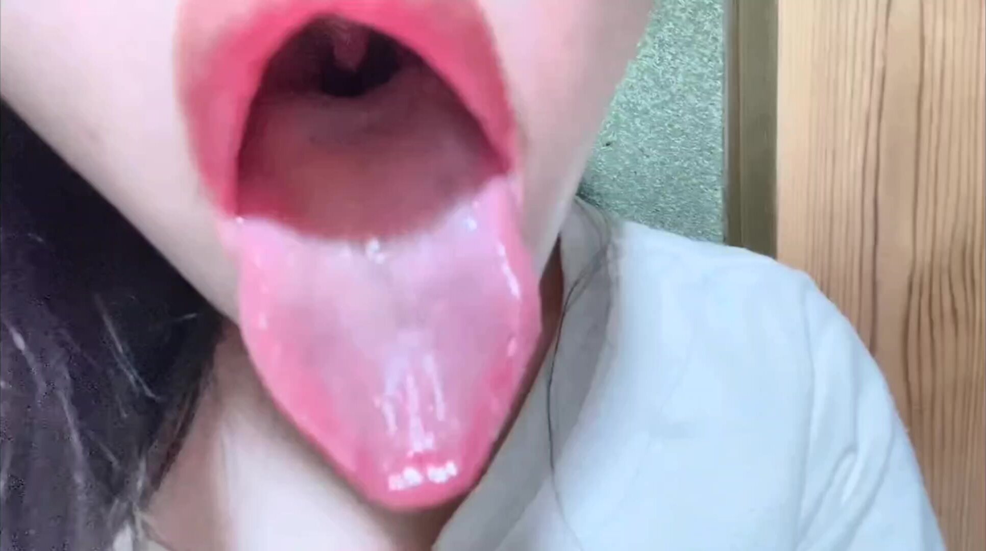girl tongue - video 2