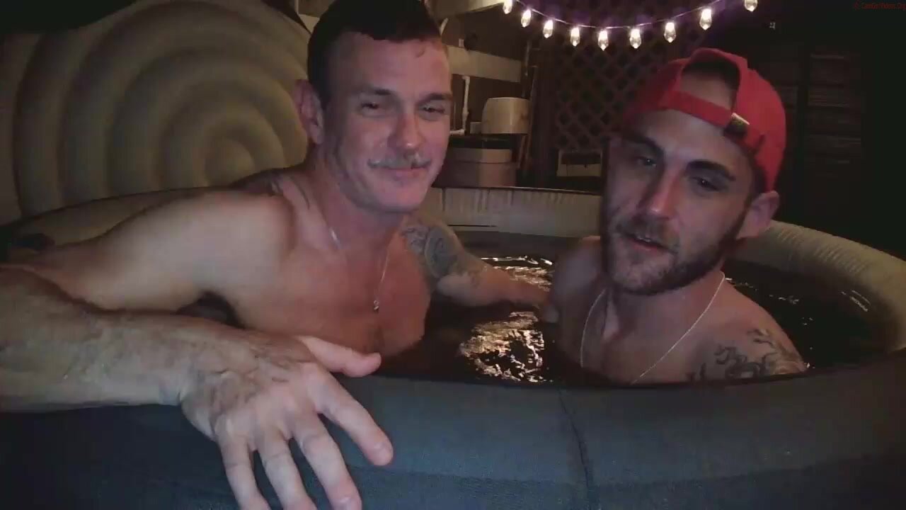 Bi friends doing gay stuff in the pool