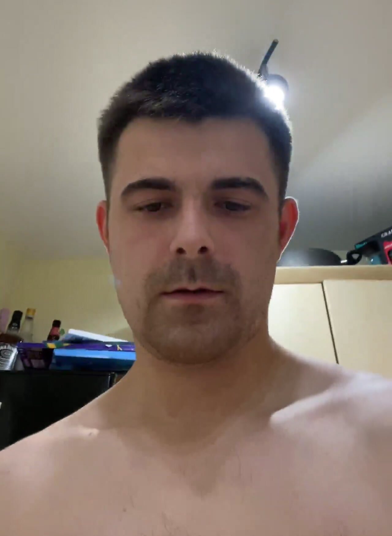 twink fucks ass in toilet