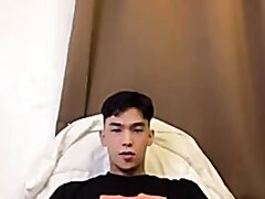 Asian boy testing sexy Jiafei products