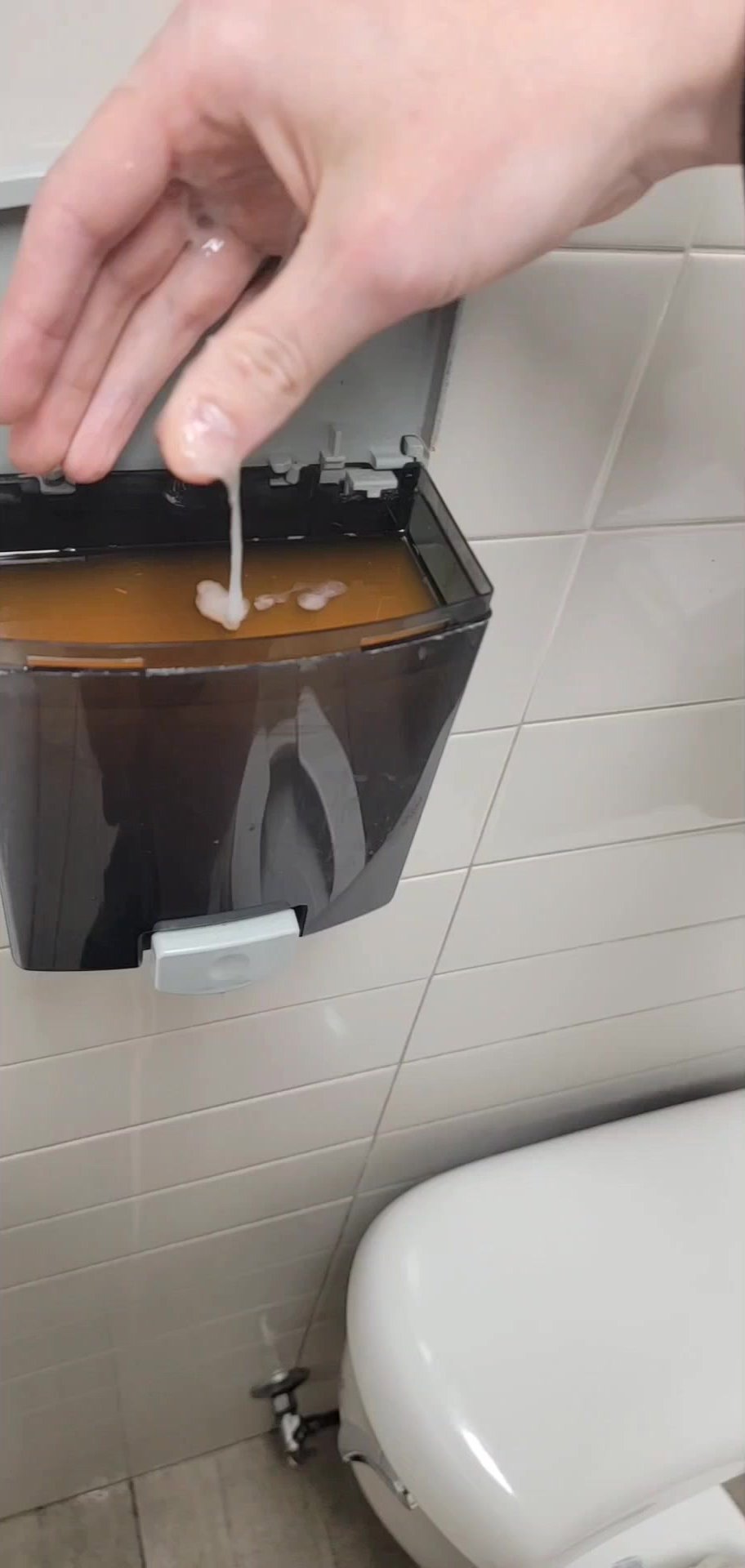 Piss and Cum in soap dispensers