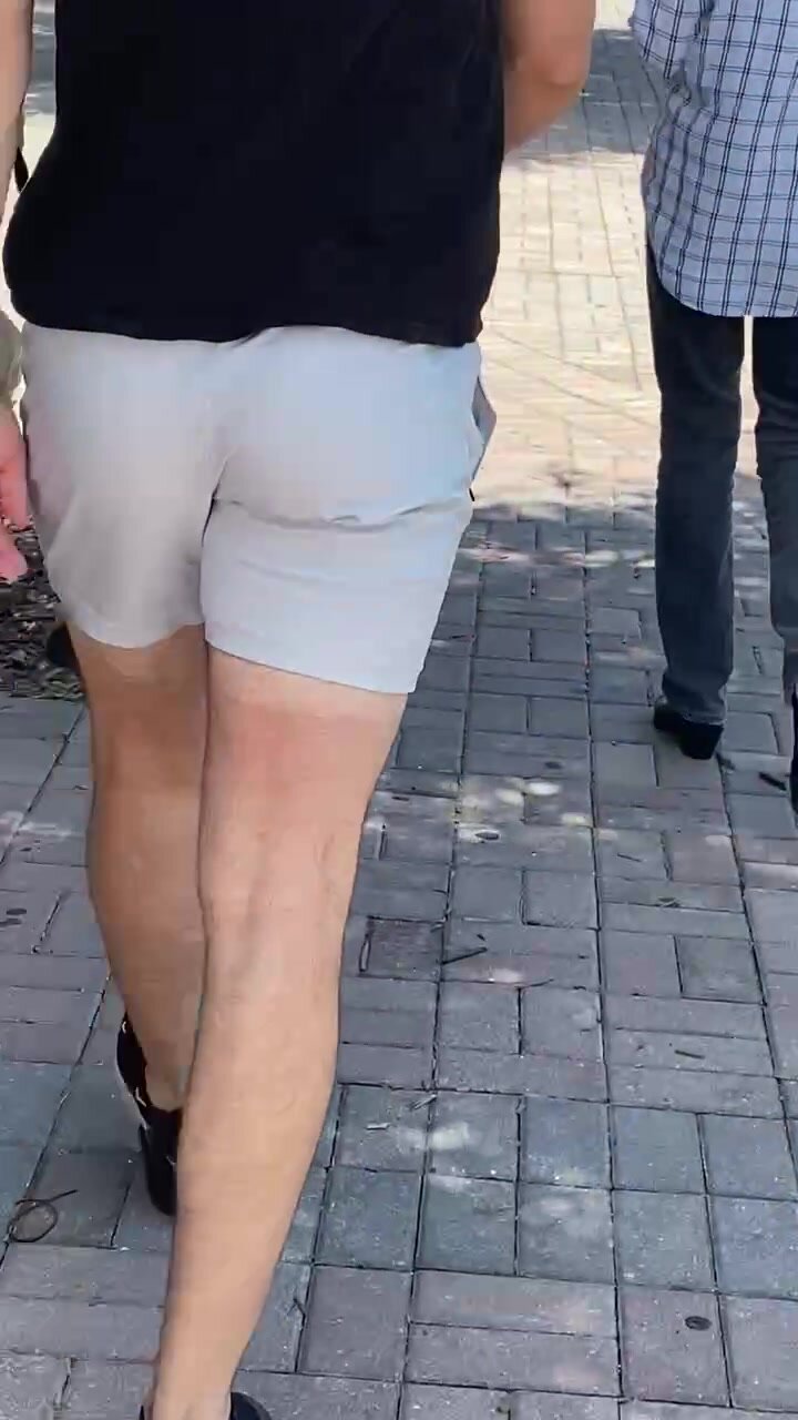 Tight Butt White Shorts