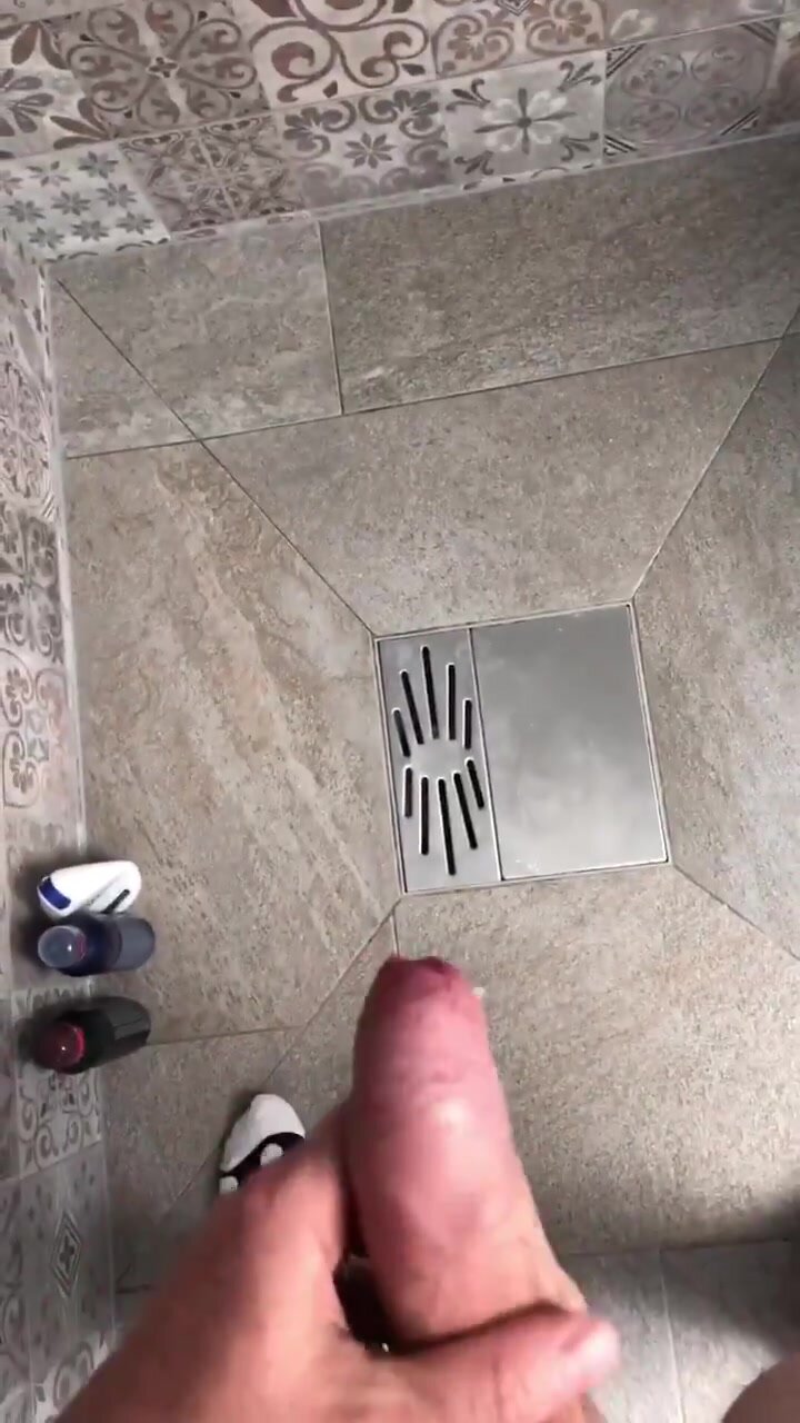 Uncut man loses control in shower