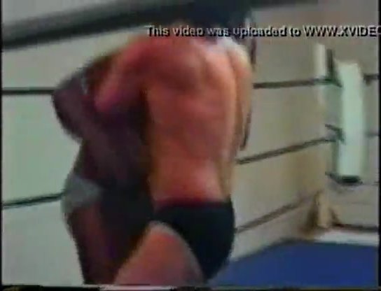 Interracial ball busting wrestling