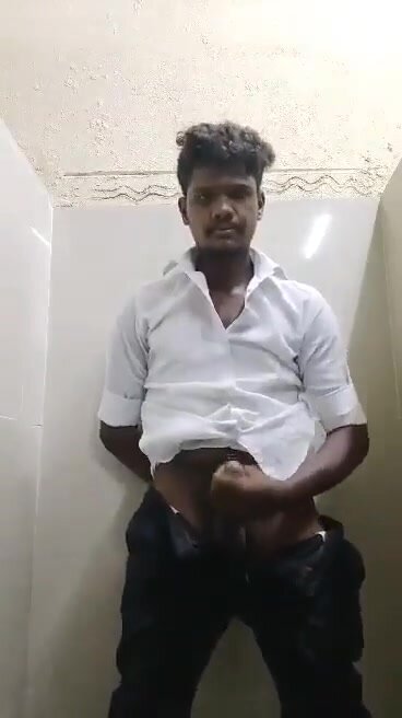 Indian guy in toilet 