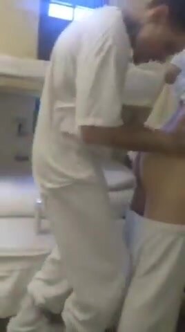 Prison ass gets smacked