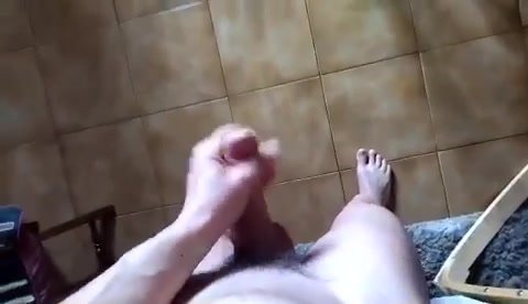 Wanks and cums