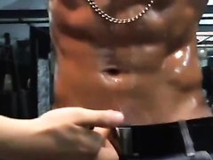 Muscular Asian Man nipple torture (EDITED) more nipple, less whining