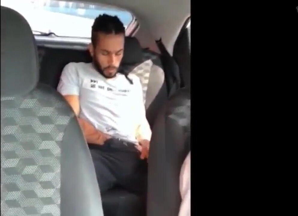 Hot black guy in taxi gets horny, and fucks with driver