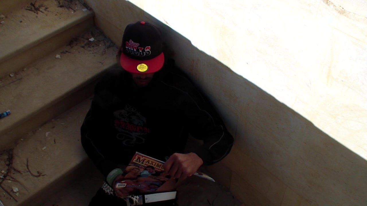 jerking at magazine
