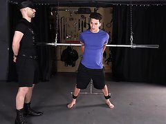 twink prepared for torture part 1-  future cock electro bullwhip crucified