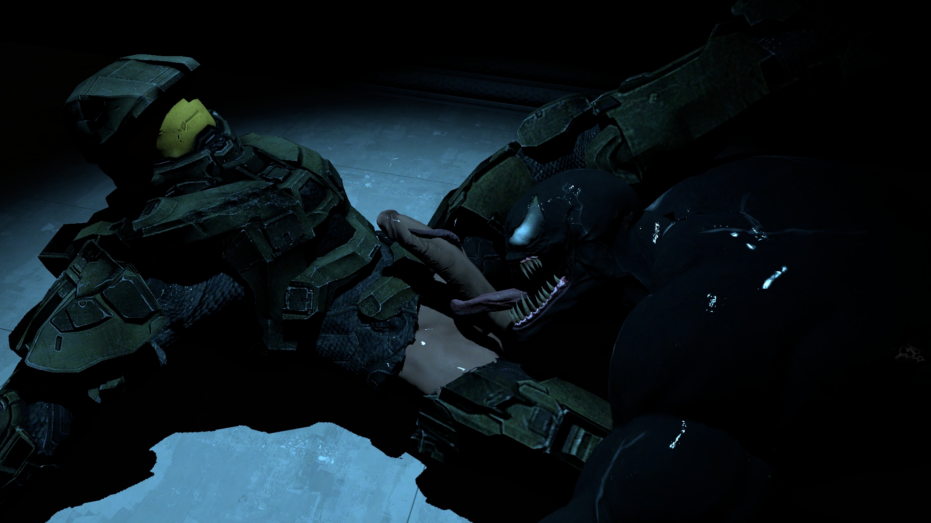 Master Chief and Venоm