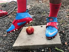 Crushing Apple with my Nike LAX Football Shoes