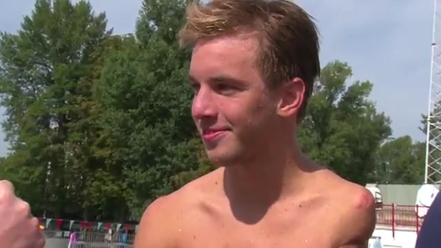 Sexy one arm swimmer