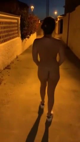 MAY walking naked on street