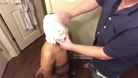 Verbal White Master Abusing His Black Nig Fag slave