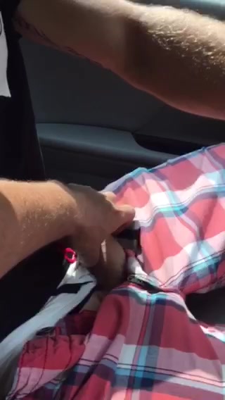 Jerking off uber driver part 1