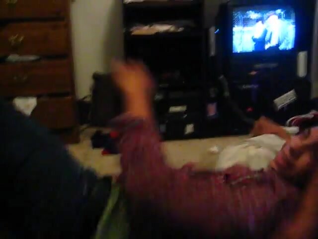 Drunk man wedgie