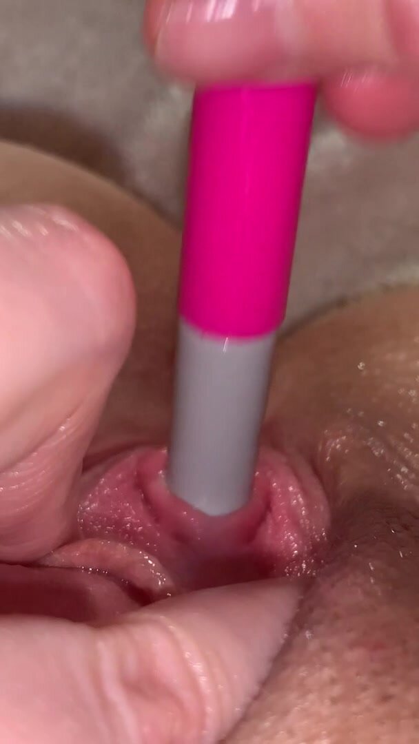 Pink Sharpie Fills Her Peehole #2