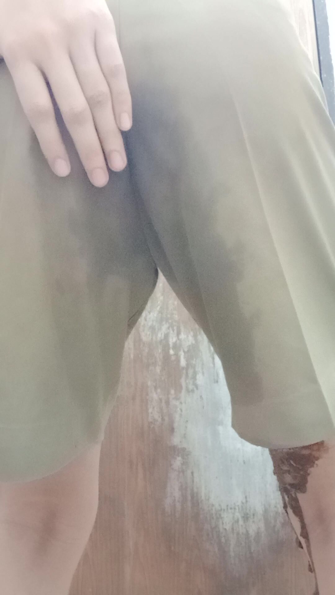 Shit Fart in khaki school pants