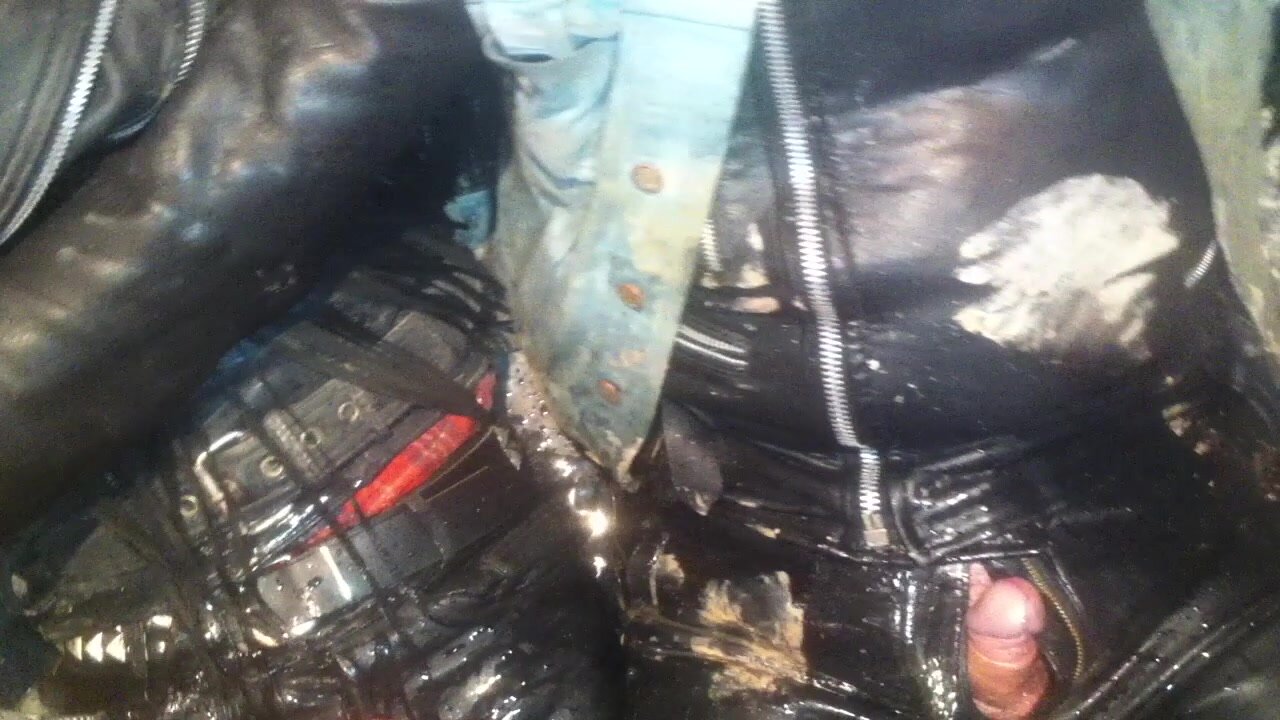 leather guys pissed on