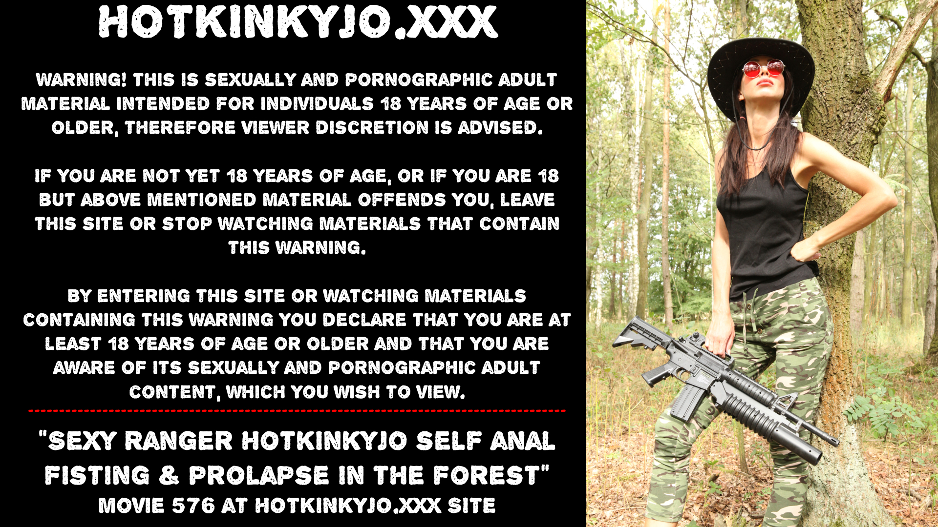 Sexy Ranger Hotkinkyjo self anal fisting & prolapse