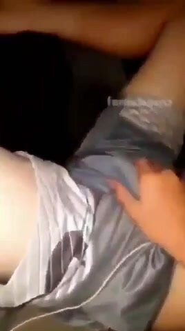 Straight friend touch me