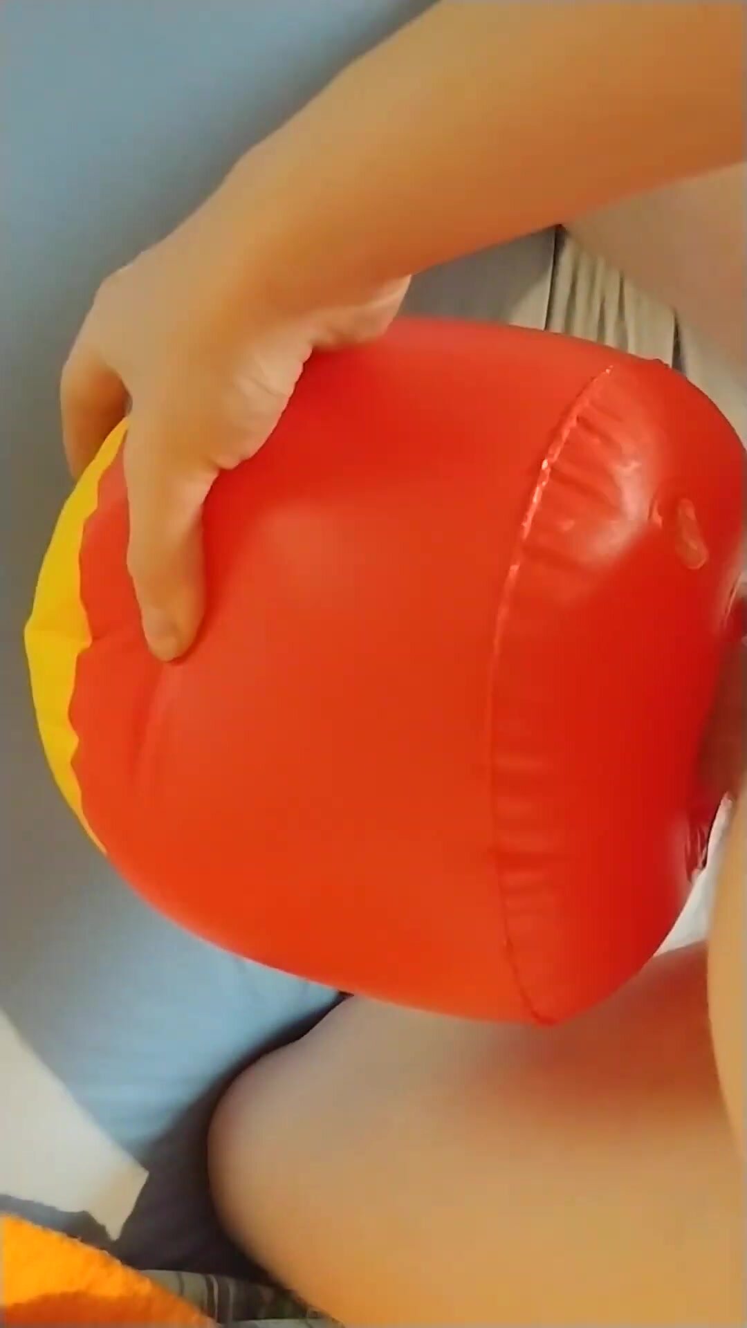 Fuck my inflatable boxin gglove