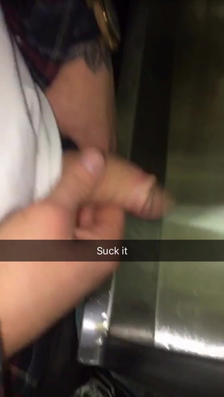 Dick out at club urinal