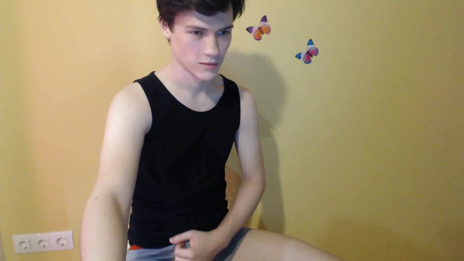 Russian twink incredible cum shower