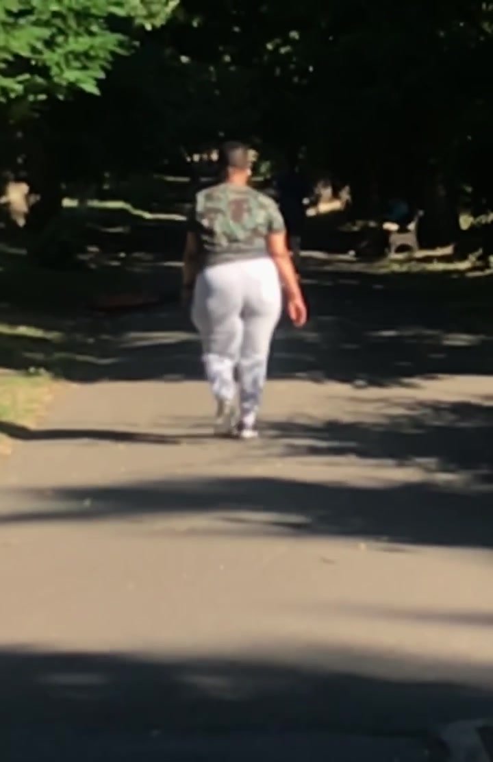 AFRICAN BBW IN GREY TRACKSUIT